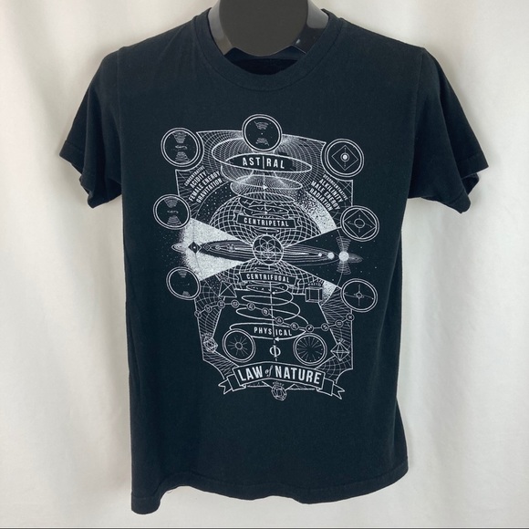 No Common Sense Other - Law of Nature Astral Physical Graphic T-Shirt S